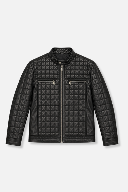 Denzel Quilted Leather Jacket