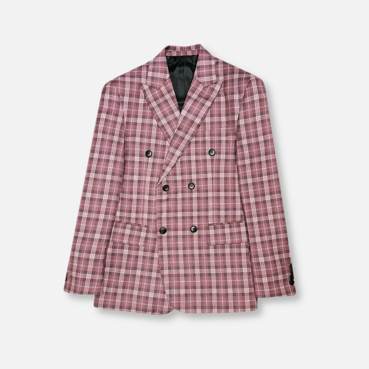 Decato Plaid Double Breasted Suit