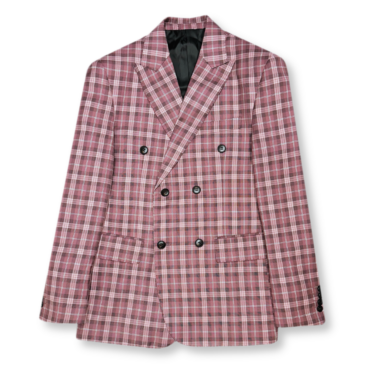 Decato Plaid Double Breasted Suit