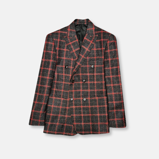 Darner Plaid Double Breasted Suit