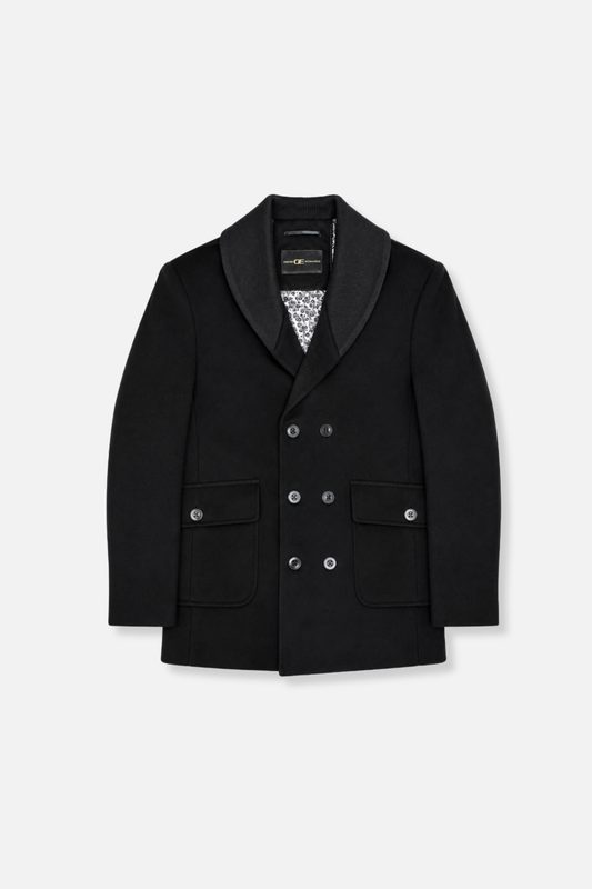 Donato Wool Blend Shawl Coat
