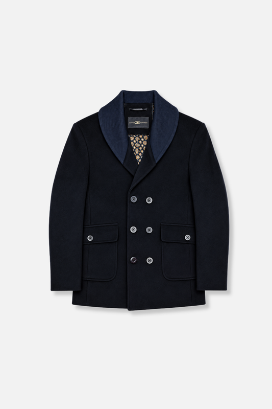 Donato Wool Blend Shawl Coat