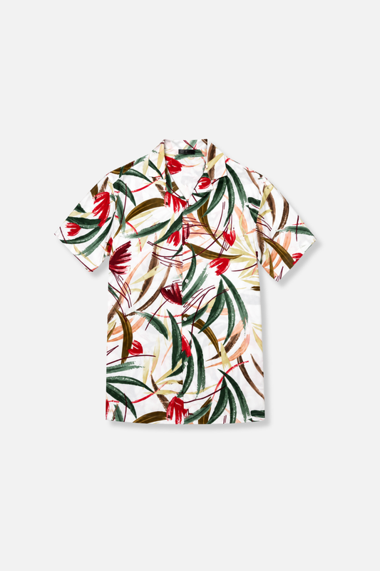 Doncaster Tropical Resort Revere Collar Shirt