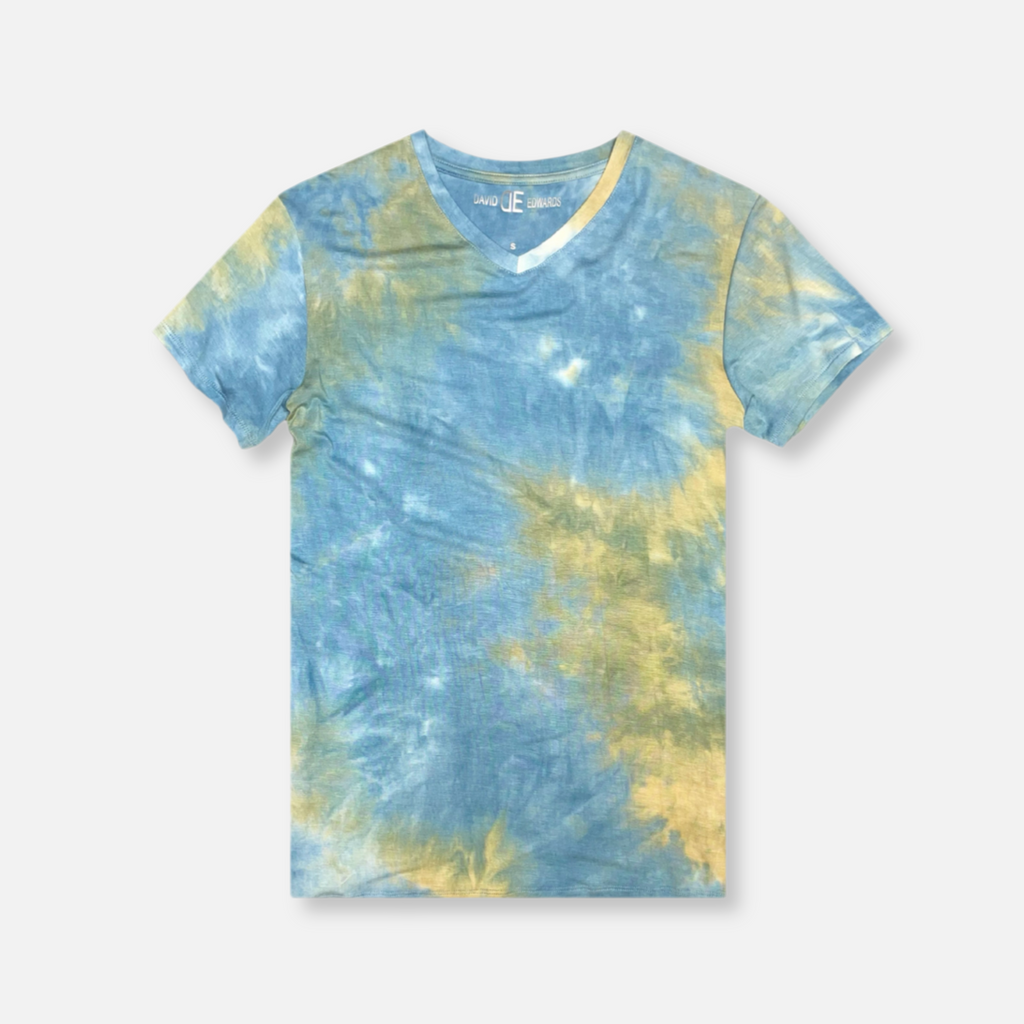 Durham V-neck Tie-Dye T-Shirt