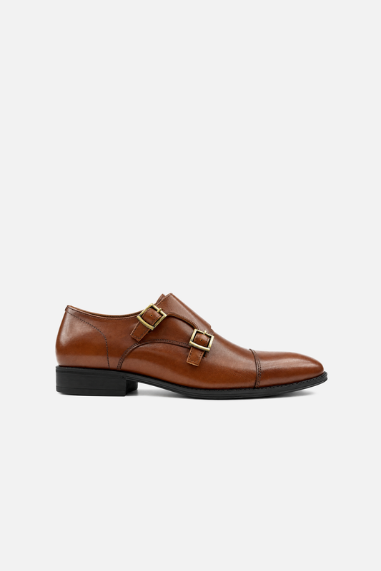 Romano Cap-toe Double Monk