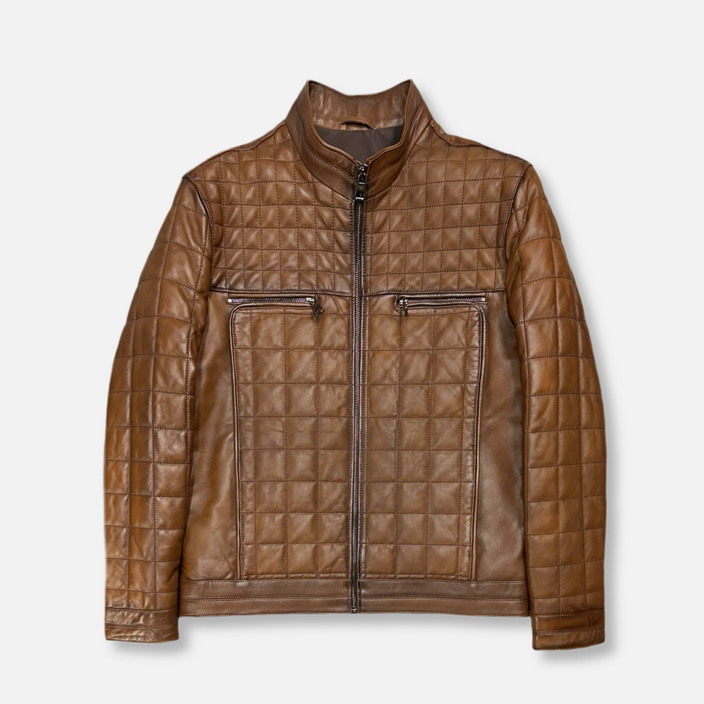 Denzel Quilted Leather Jacket