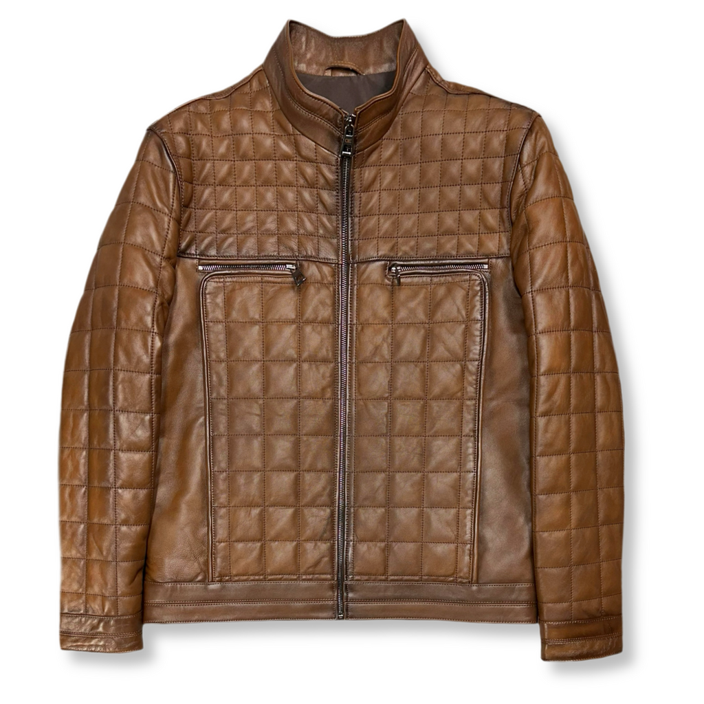 Denzel Quilted Leather Jacket