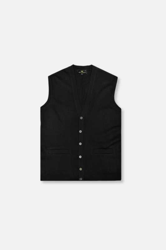 Dowlin Solid Knitted Sweater Vest