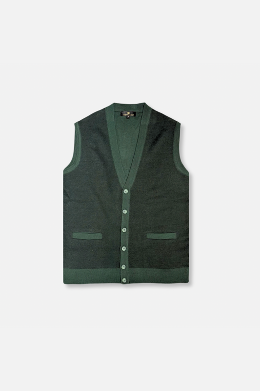 Dowlin Solid Knitted Sweater Vest