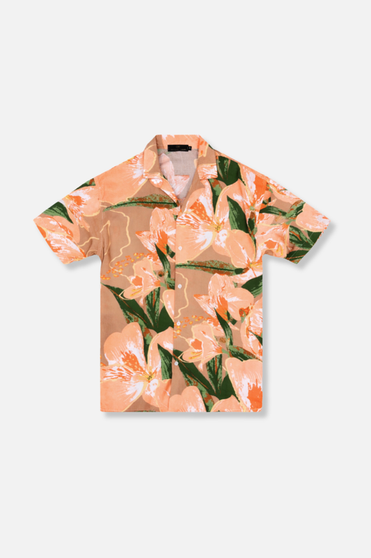 Danforth Tropical Resort Revere Collar Shirt