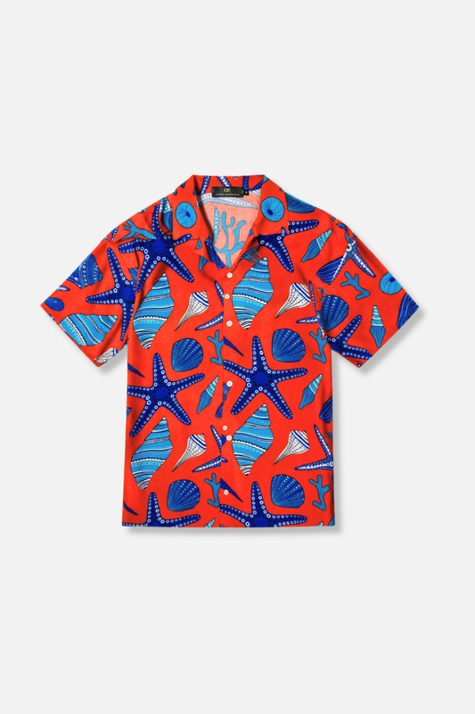 Dawood Tropical Resort Revere Collar Shirt