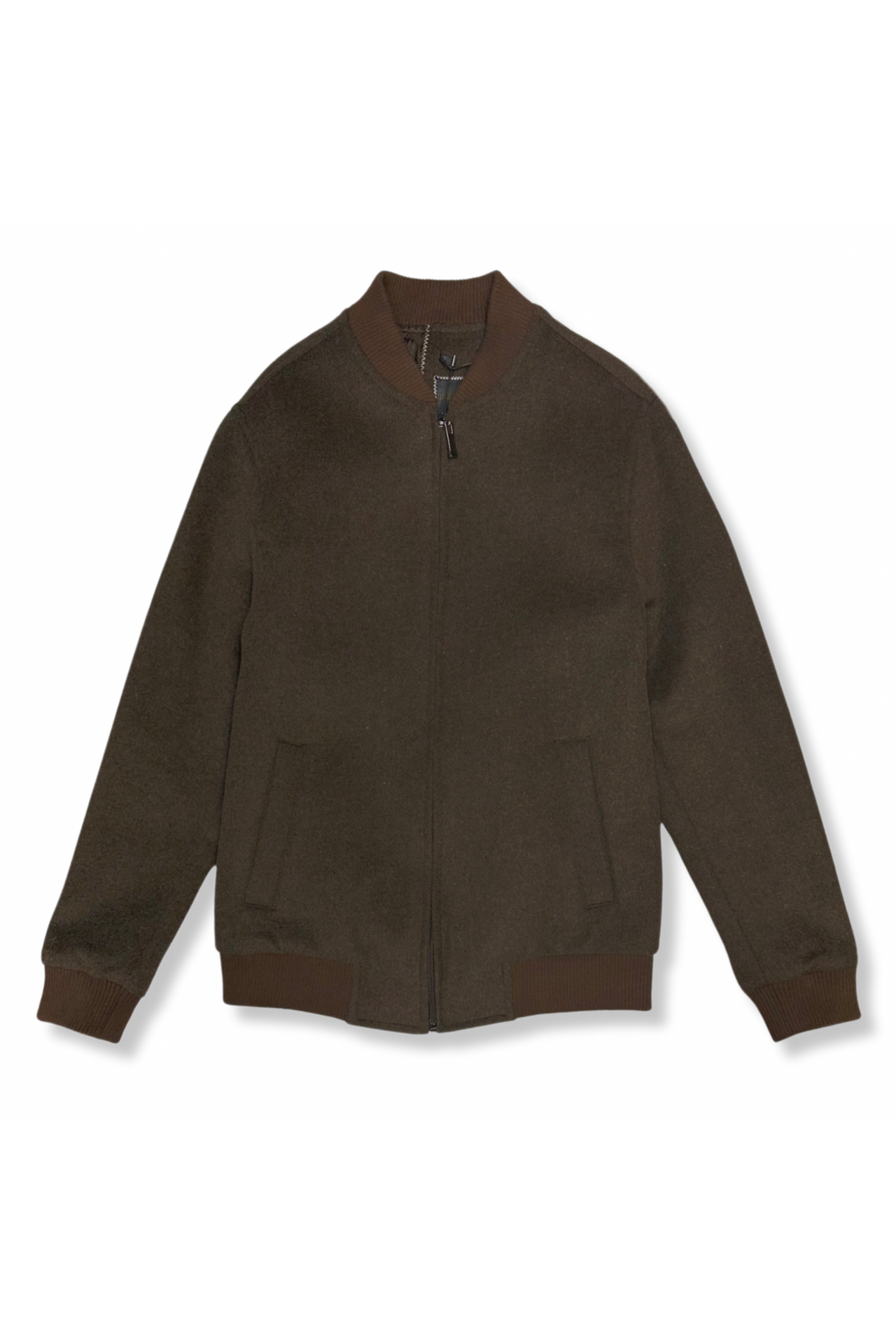 Drew Wool Blend Bomber Jacket