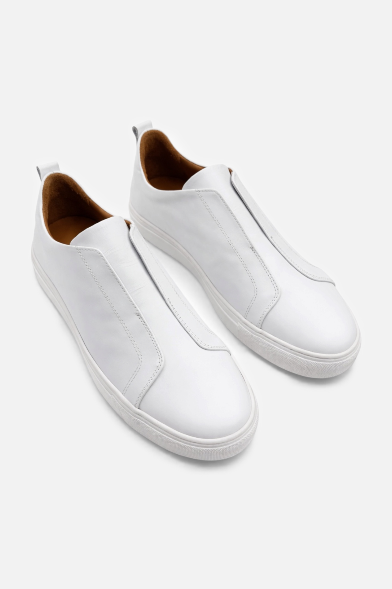 Luca Minimal Leather Slip-On Sneaker